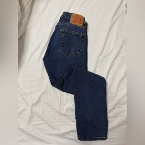 Levi's Dark Blue Straight Jeans
